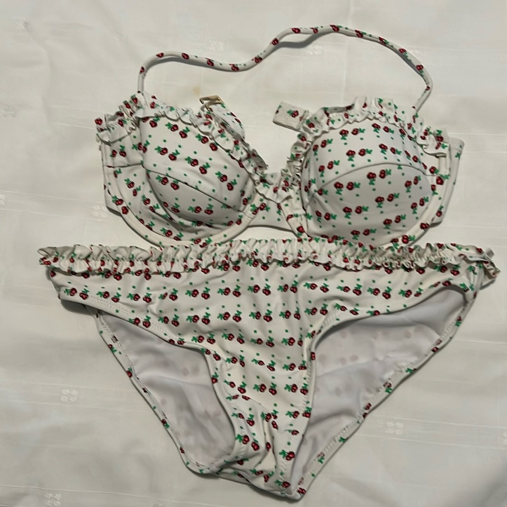 Jessica Simpson cherry bikini